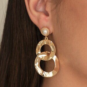Paparazzi Jewelry Accessories - On Scene - Gold Earrings - Vintage